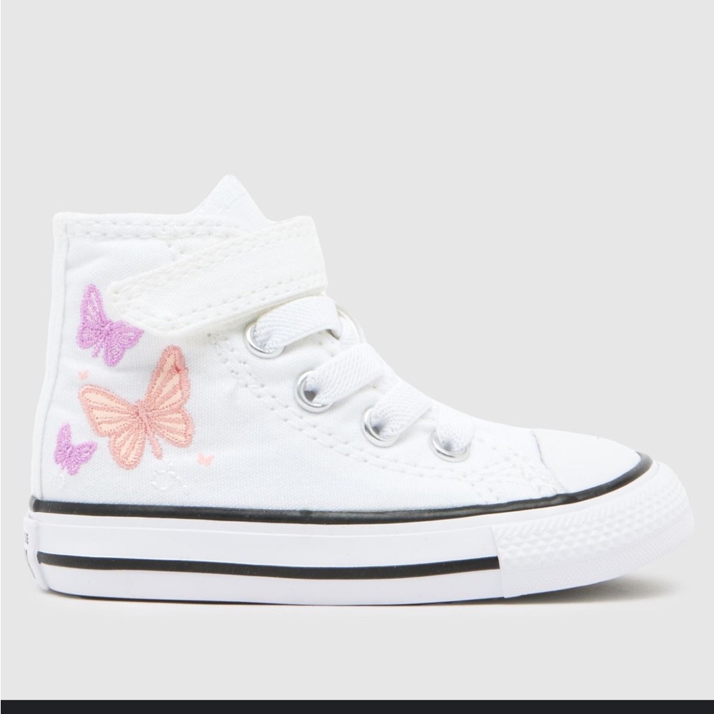 Converse chuck taylor all star easy on butterflies high tops